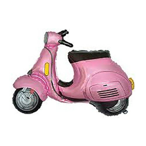 Folieballon "Scooter" - roze