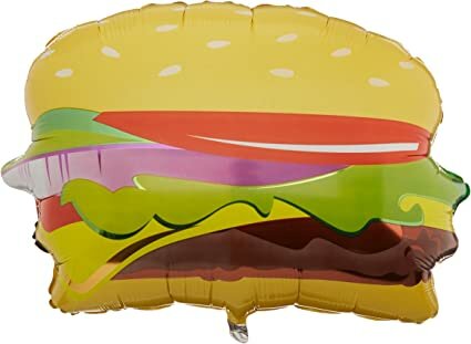 Folieballon hamburger - 28 inch