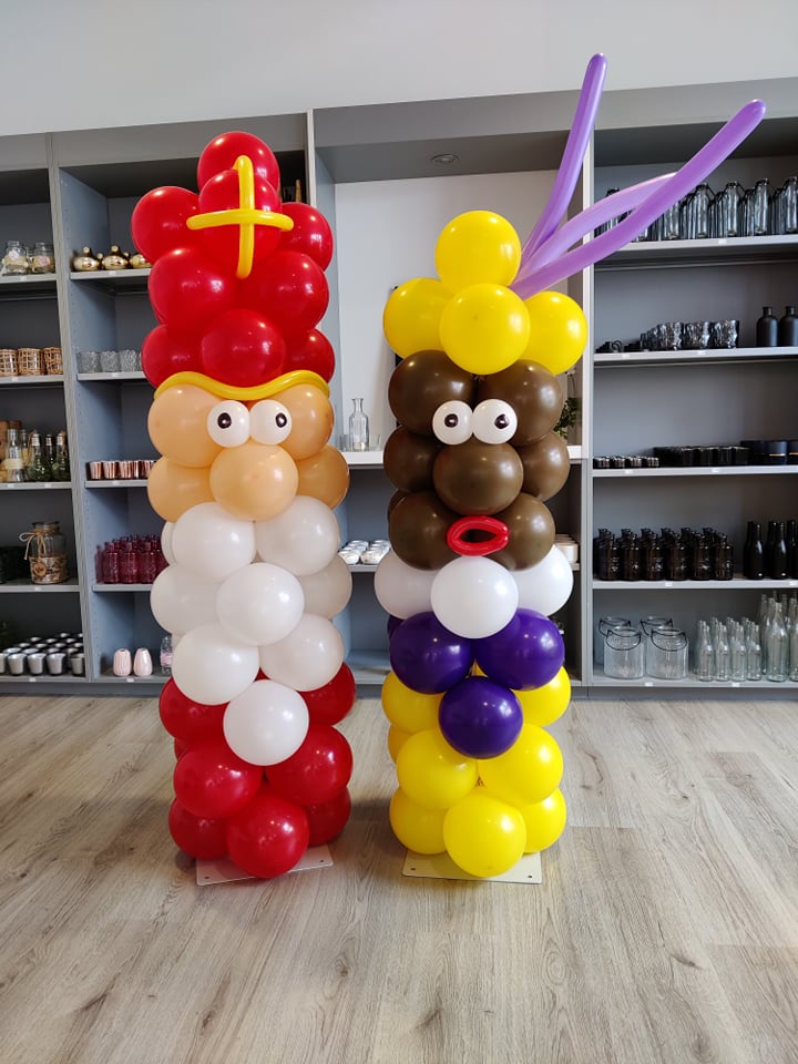 Ballonboeket "Zwarte Piet"