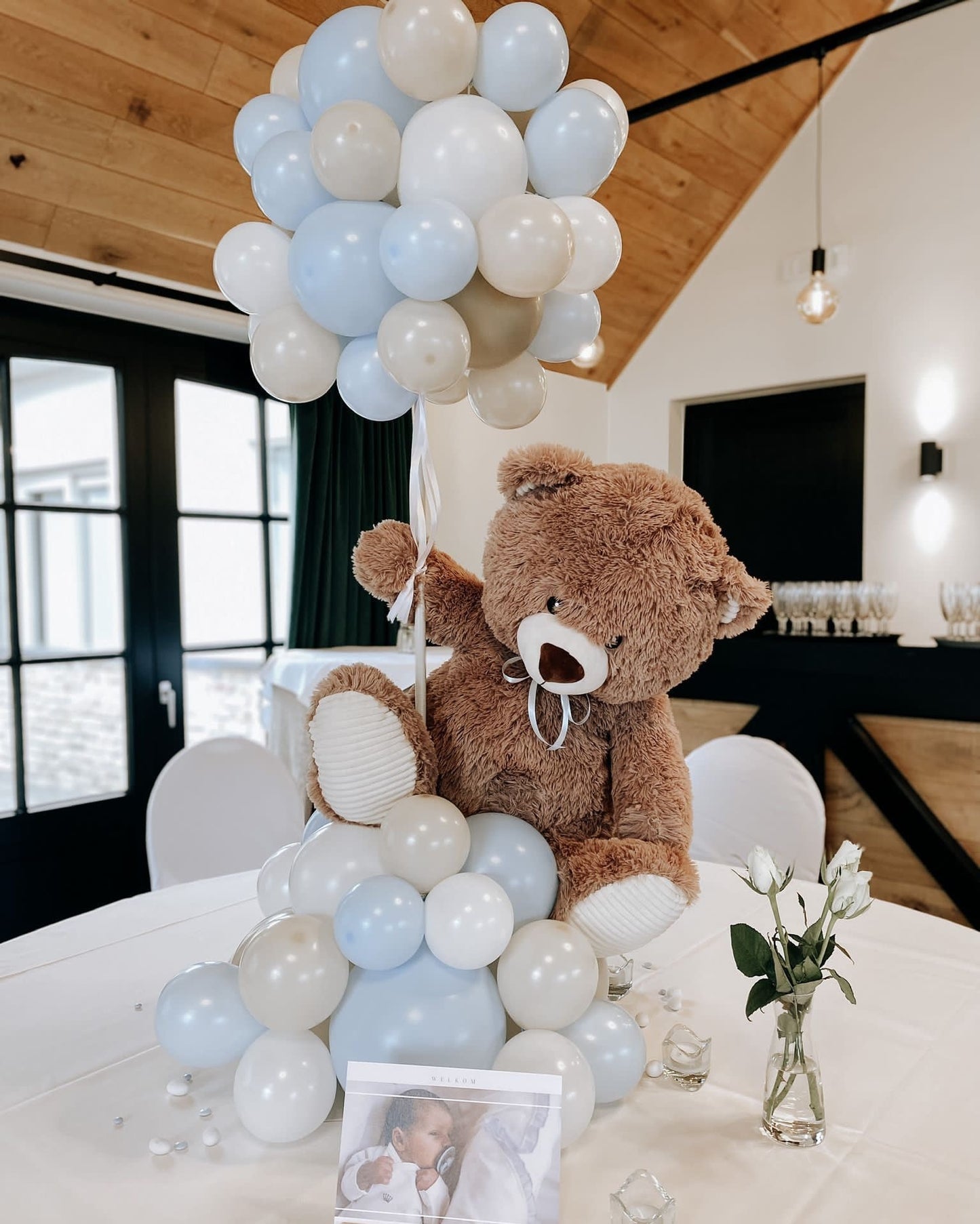 Balloncreatie "Teddybeer" (excl. 75€ waarborg)