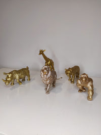 Jungledieren deco - goud