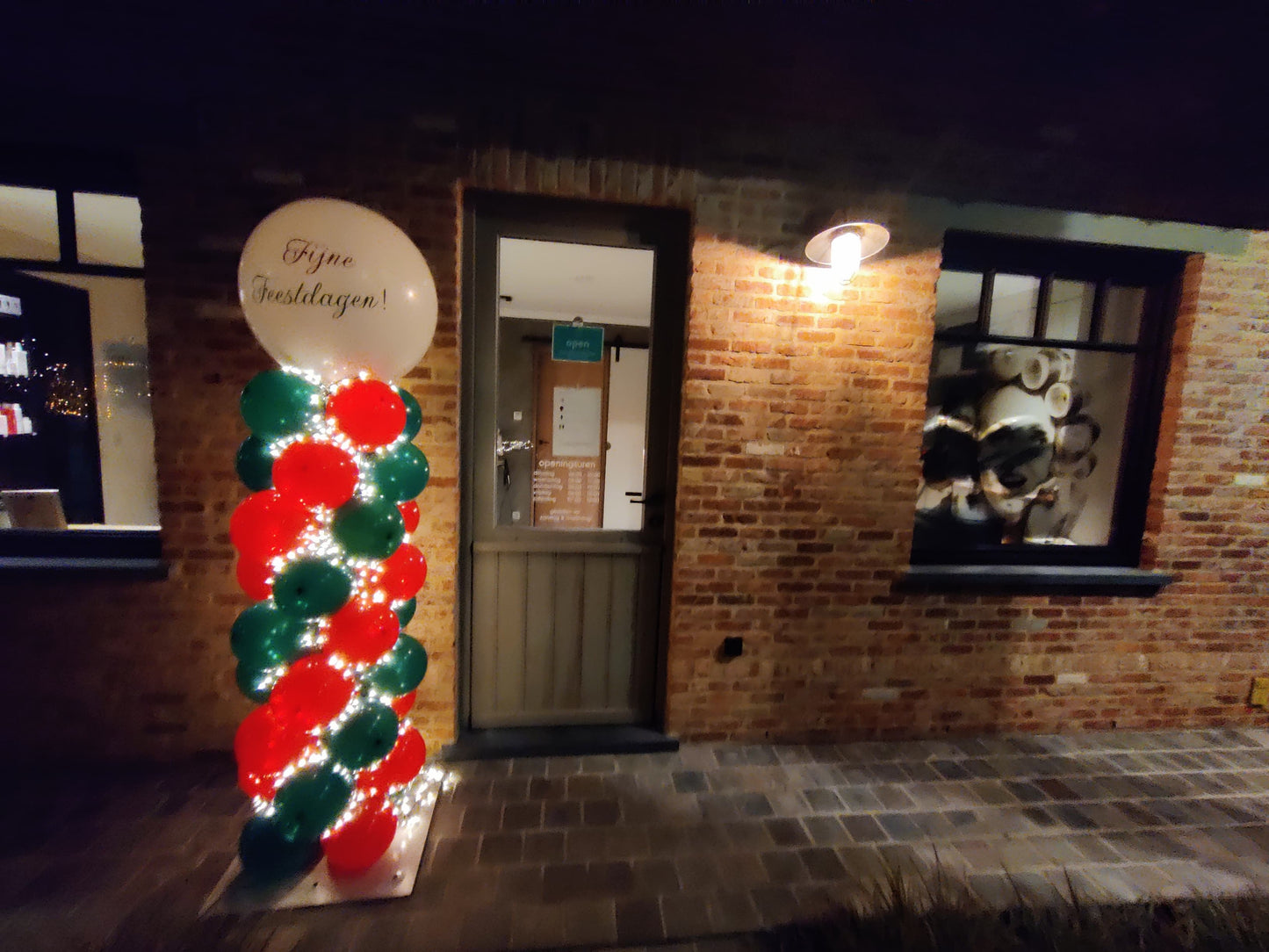 Ballonpilaar "Kerst"