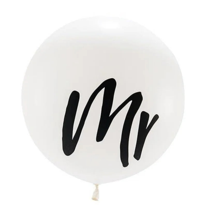 Latex ballon "Mr" xl