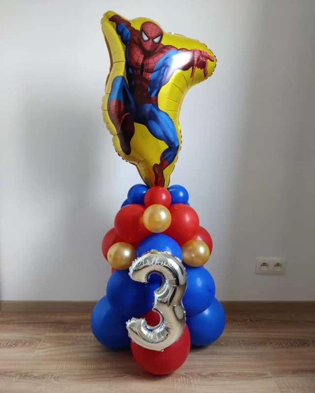 Ballonboeket "Spiderman" versie 1