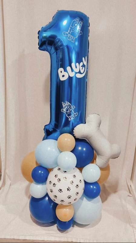 Ballonboeket "Bluey"