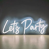 Led-sign "Let's Party"