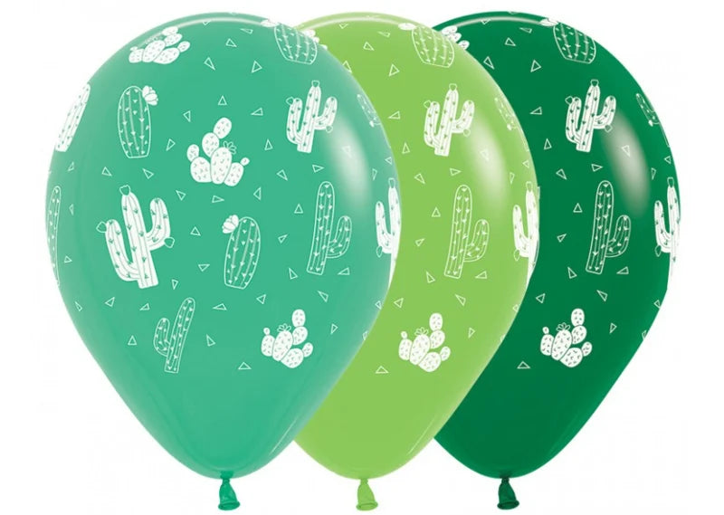 Latex ballon 5 stuks cactus