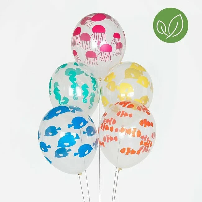 Latex ballon 5 stuks ocean - mix