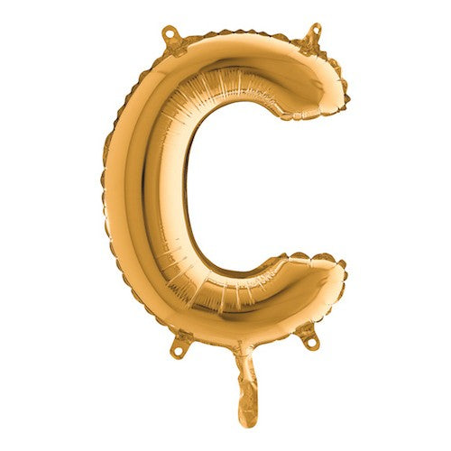 Letterballon "C" - goud