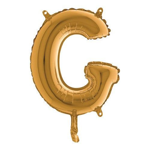 Letterballon "G" - goud