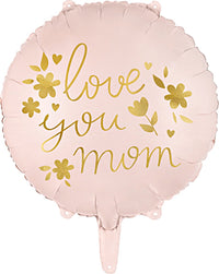 Folieballon "Love You Mom" - 18 inch