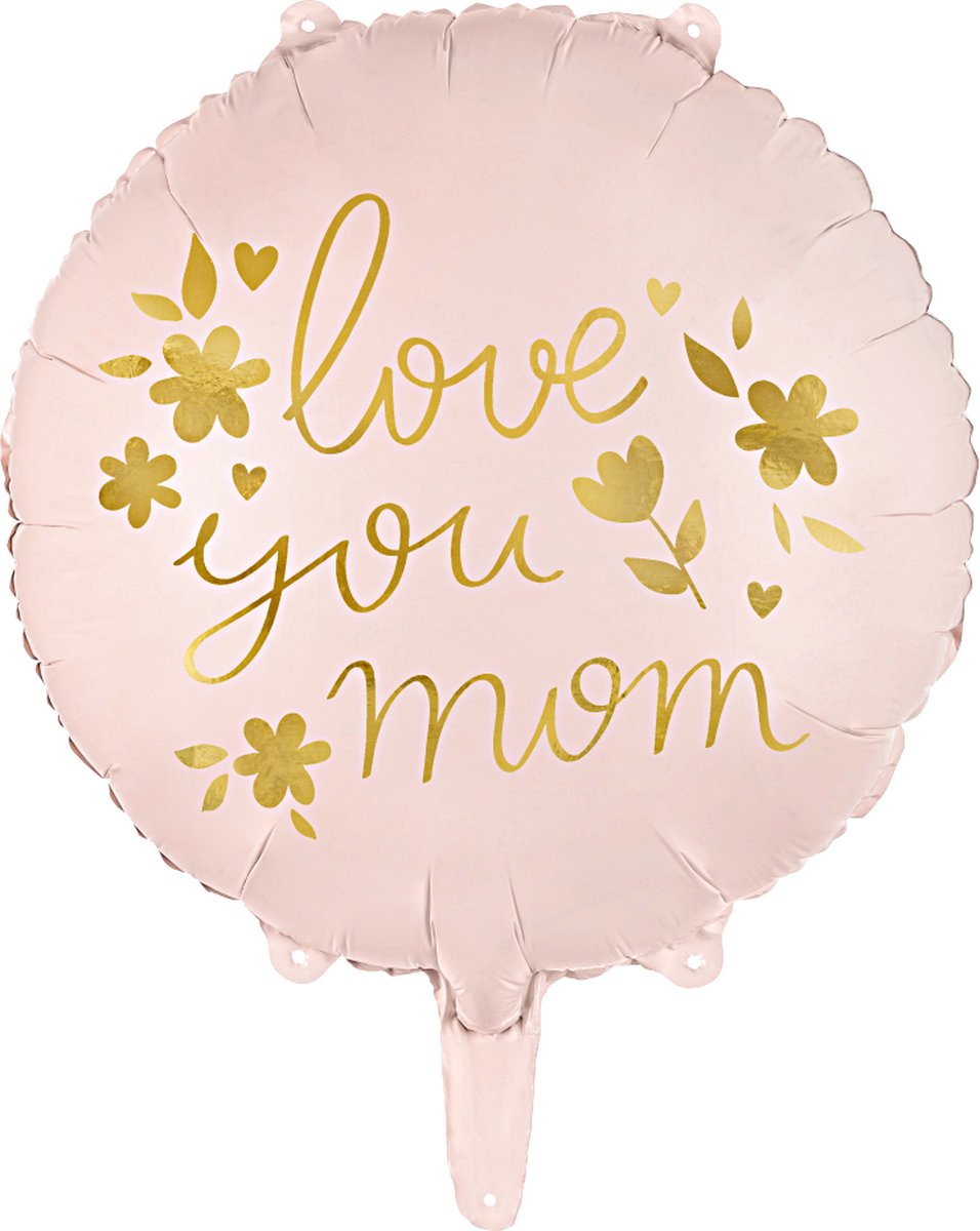 Folieballon "Love You Mom" - 18 inch