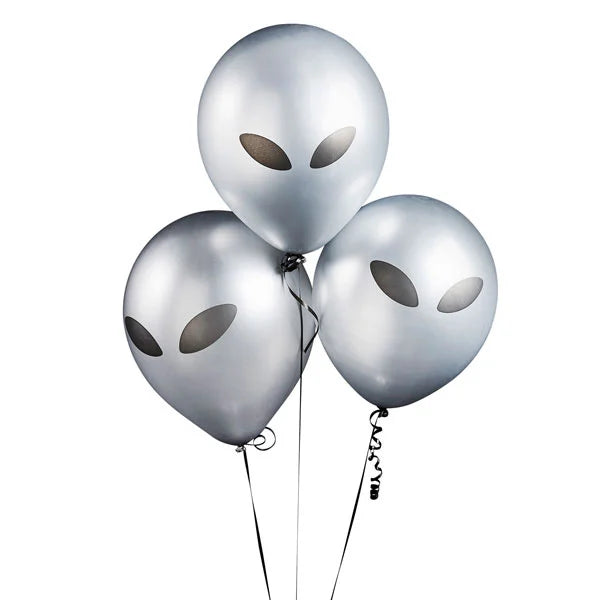 Latex ballon 5 stuks alien