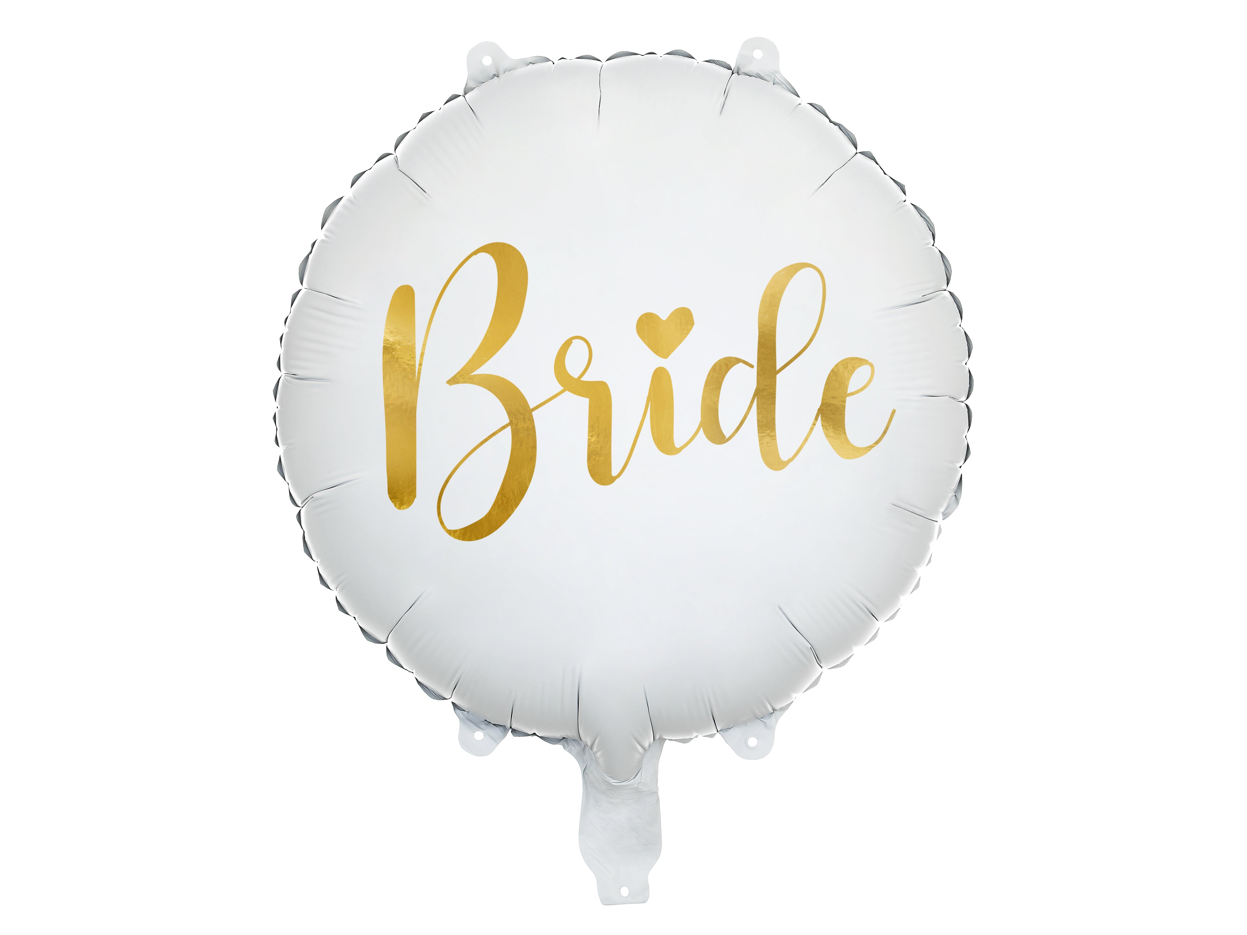 Folieballon "Bride" wit - 18 inch