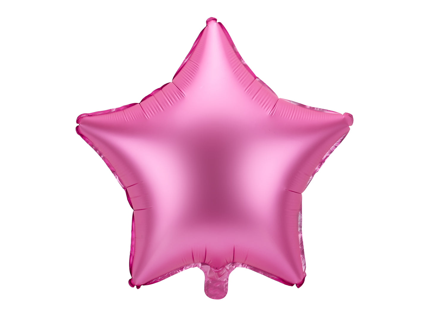 Folieballon stervorm Partydeco mat roze - 16 inch