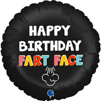 Folieballon "Happy Birthday" fartface