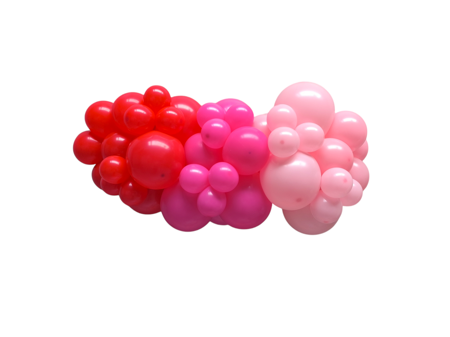 Ballonboog rood, fuchsia, roze