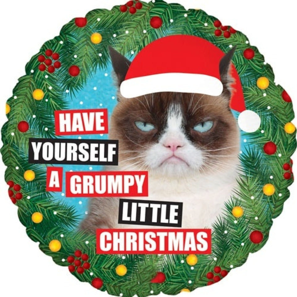 Folieballon "Have Yourself a Grumpy Little Christmas"