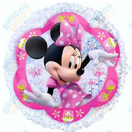 Folieballon "Minnie Mouse" rond - 21"