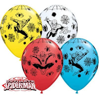 Latex ballon 5 stuks spiderman