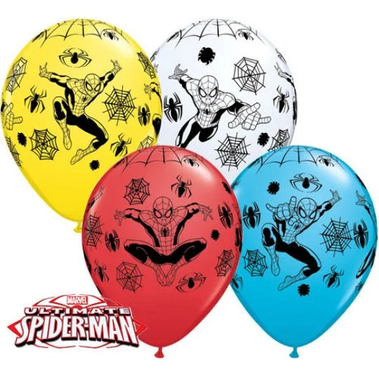 Latex ballon 5 stuks spiderman