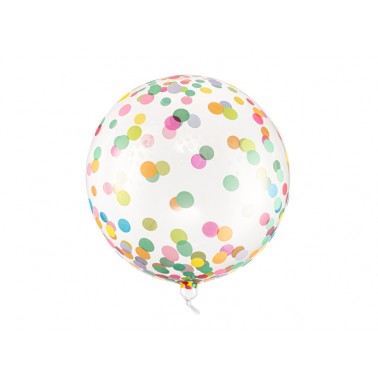 Orbz 40cm - confetti meerkleurig partydeco