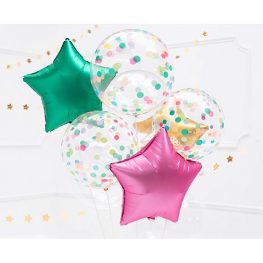 Orbz 40cm - confetti meerkleurig partydeco