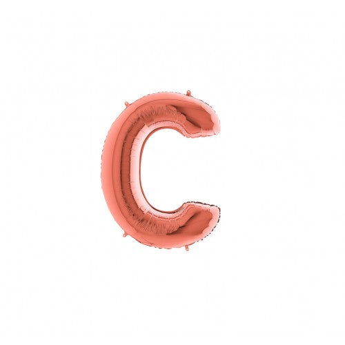 Letterballon "C" - rosé