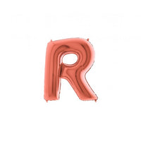 Letterballon "R" - rosé