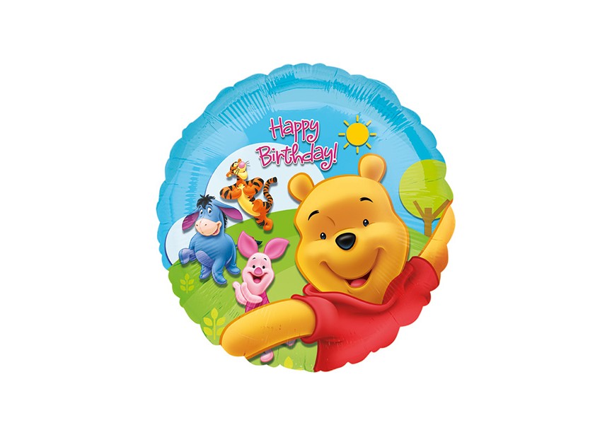 Folieballon "Winnie The Pooh" - meerkleurig