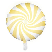 Folieballon "Snoep" - geel