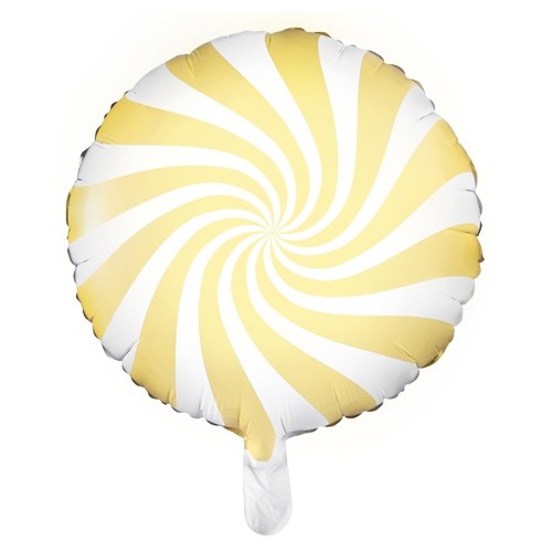 Folieballon "Snoep" - geel