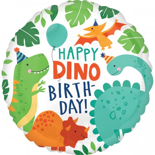 Folieballon "Happy Dino Birthday"