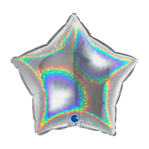 Folieballon stervorm - holografisch