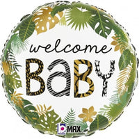 Folieballon "Welcome Baby" jungle