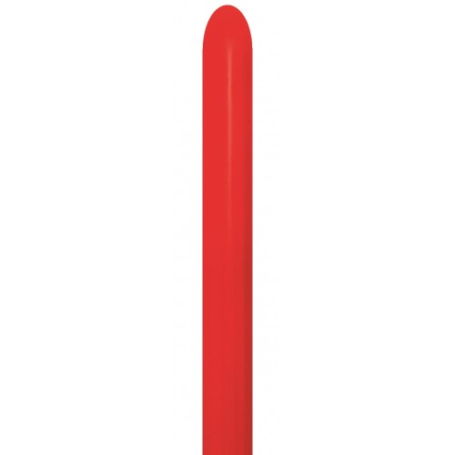 Latex modelleer ballon 10 stuks - red-015