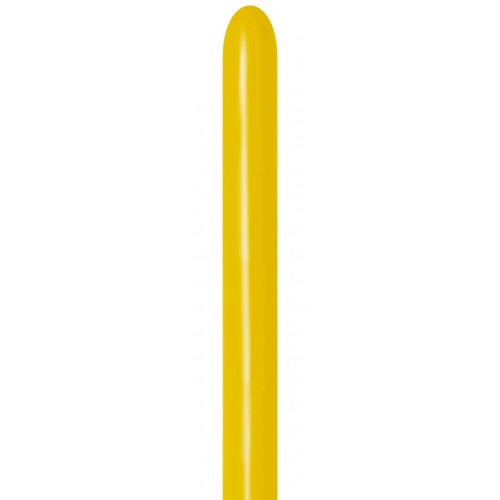 Latex modelleer  ballon 10 stuks - honey-yellow-021