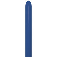 Latex modelleer ballon 10 stuks - royal-blue-041