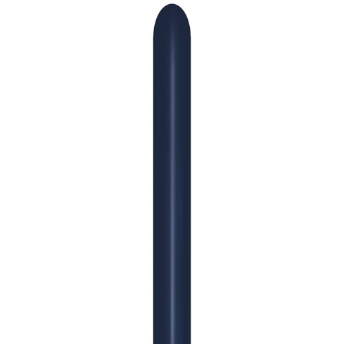 Latex modelleer ballon 10 stuks - navy-blue-044