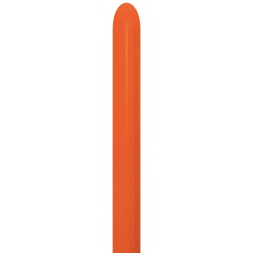 Latex modelleer ballon 10 stuks - orange-061