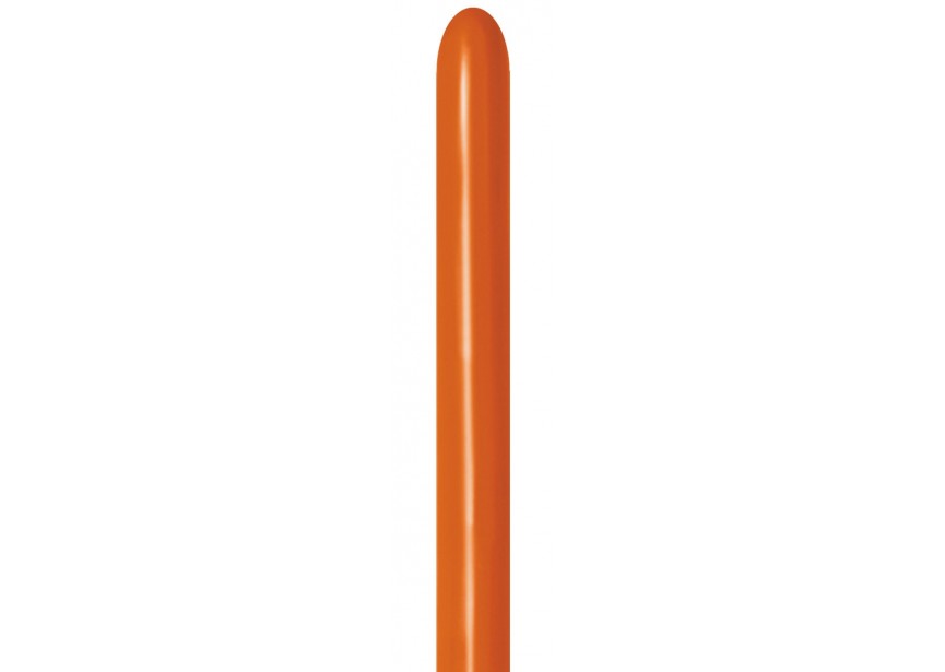 Latex modelleer ballon 10 stuks Fashion Sunset Orange - 062