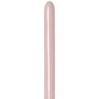 Latex modelleer ballon 10 stuks - pastel-dusk-rose-110