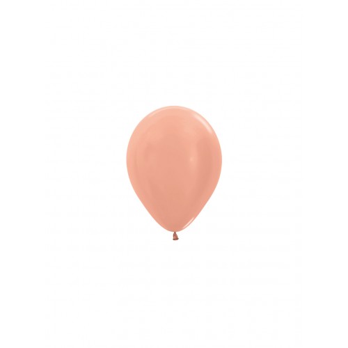 Latex ballon - metallic-rose-568