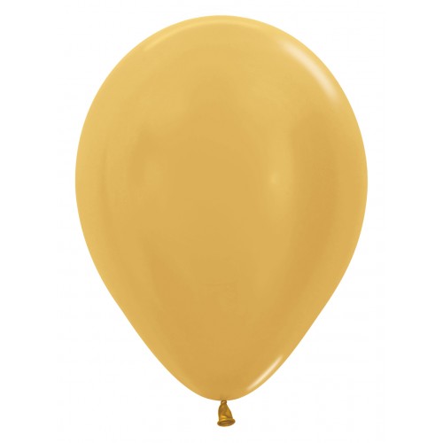 Latex ballon - metallic-gold-570