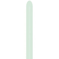 Latex modelleer ballon 10 stuks - pastel-green-630