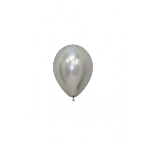 Latex ballon - reflex-silver-981